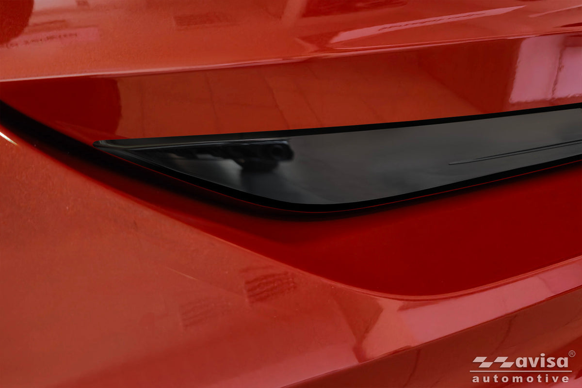 cubierta decorativa del portón trasero del VW TIGUAN negro espejo