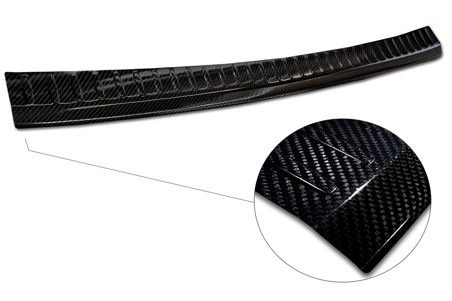 protector de parachoques trasero MERCEDES CLASE E W212 negro