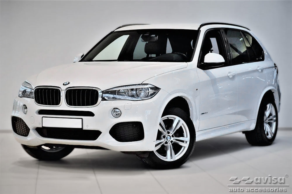 protector de parachoques trasero BMW X5 F15 fibra de carbono