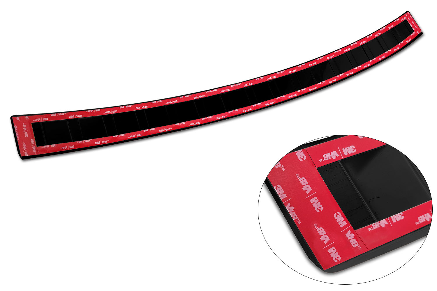 protector de parachoques trasero BMW X1 U11 negro espejo