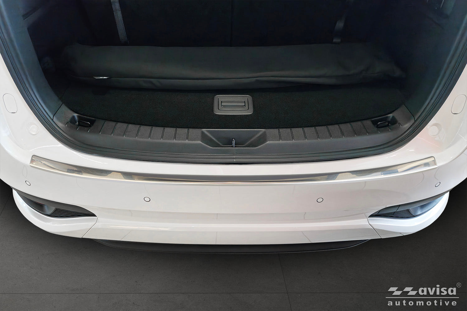 protector de parachoques trasero MAZDA CX-80 plata satinado