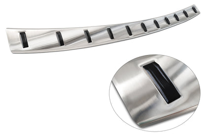protector de parachoques trasero BMW X5 F15 plata satinado