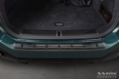 protector de parachoques trasero BMW 5 G61 negro