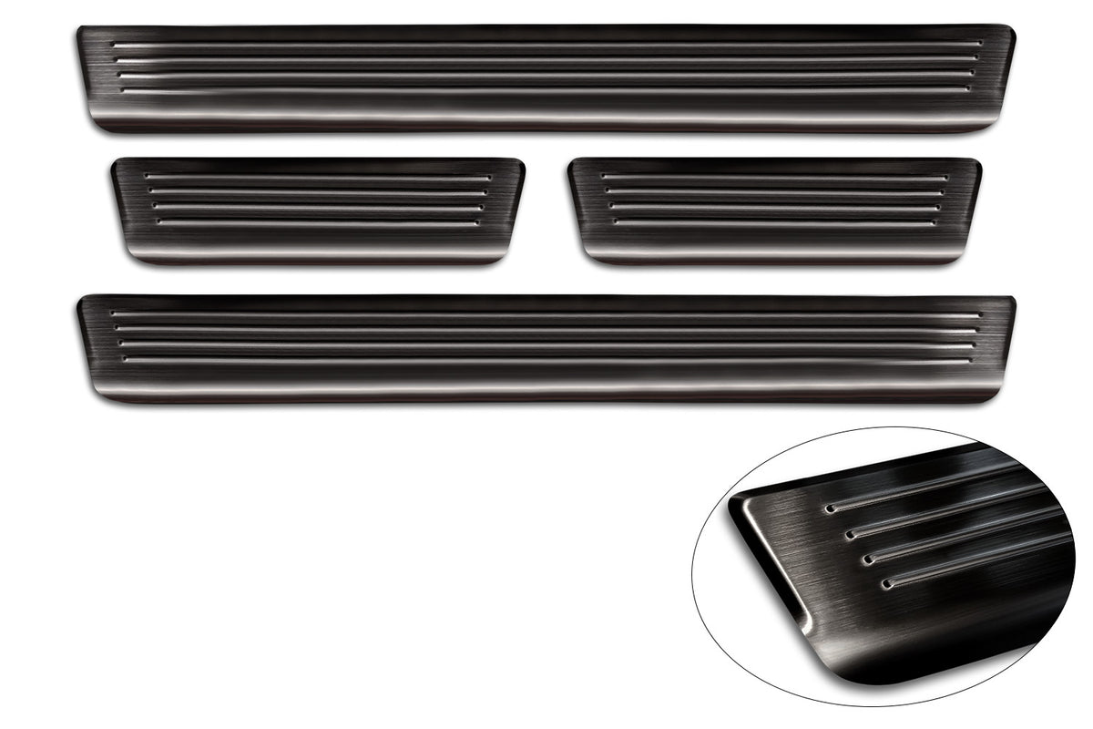 Protector umbral de puertas SKODA OCTAVIA combi negro
