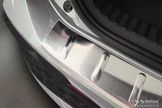 protector de parachoques trasero VW TAYRON plata satinado