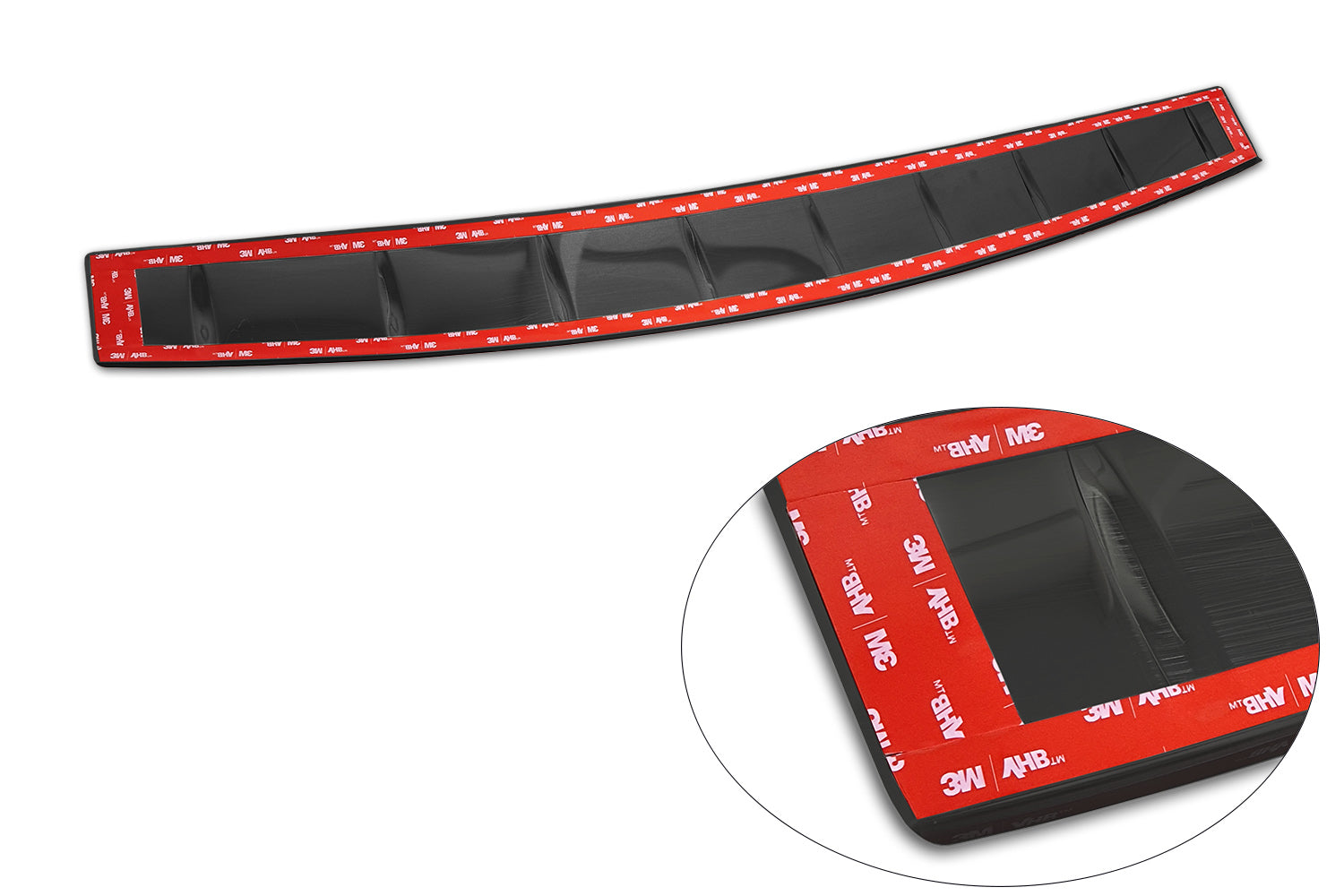 protector de parachoques trasero VW PASSAT B9 VARIANT negro espejo