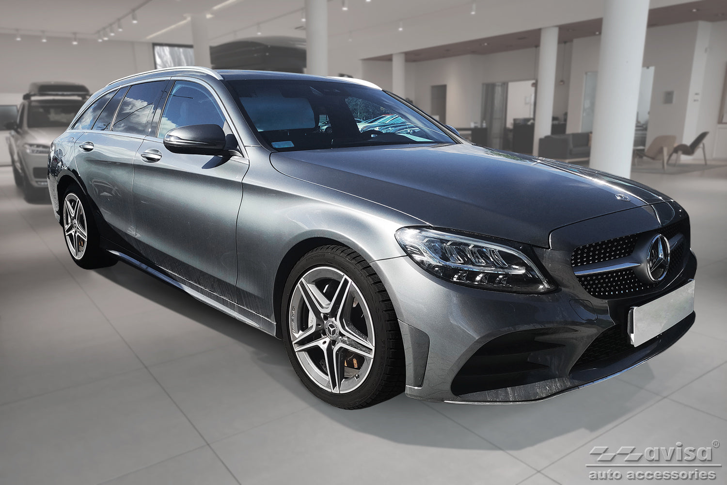 protector de parachoques trasero MERCEDES CLASE C W205