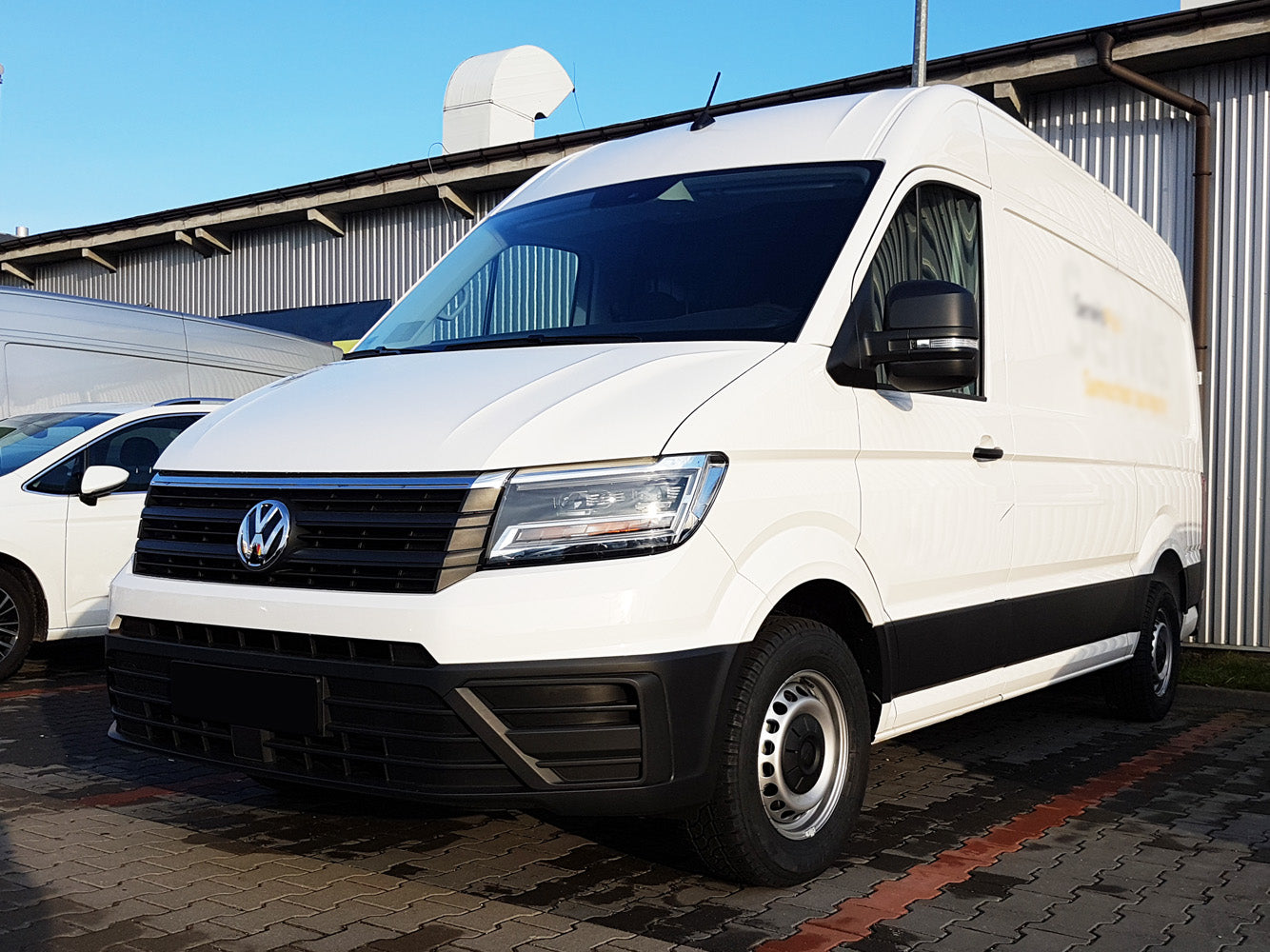 protector de parachoques trasero VW CRAFTER negro