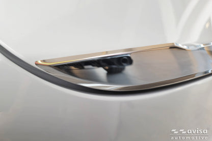 cubierta decorativa del portón trasero del MERCEDES GLC (X254) plata espejo