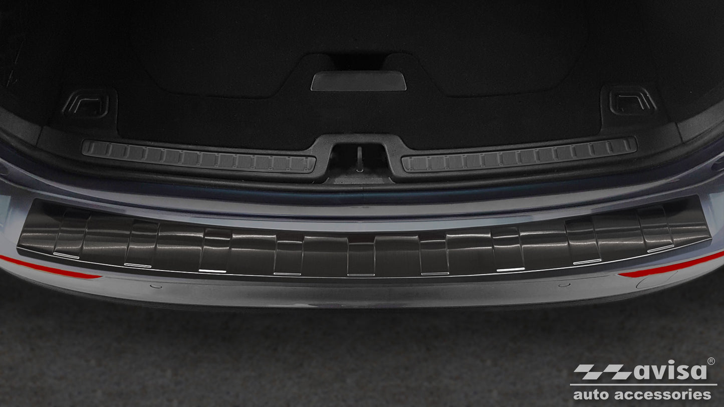 protector de parachoques trasero MERCEDES EQC (N293) negro