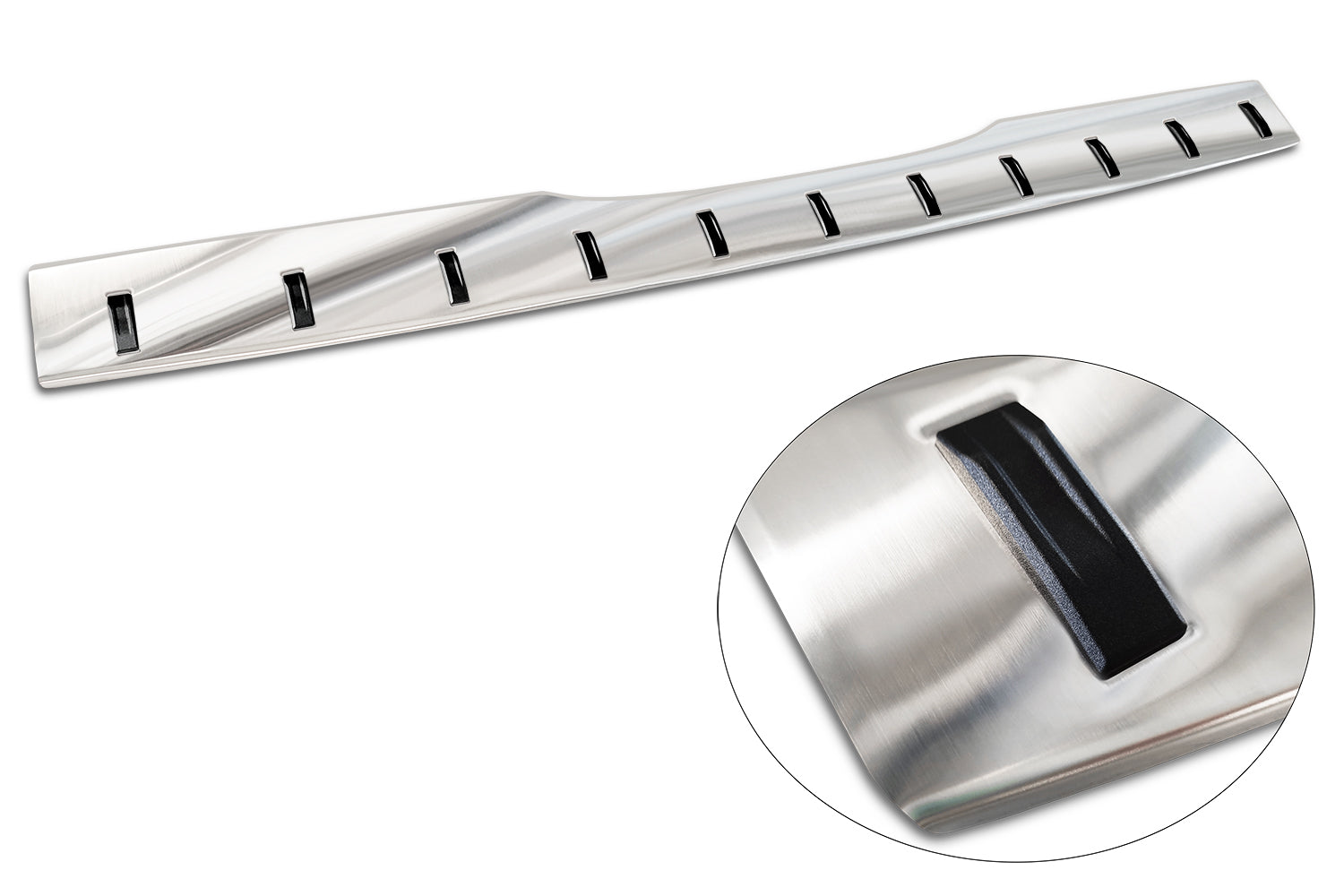protector de parachoques trasero MERCEDES CLASE V W447 plata satinado