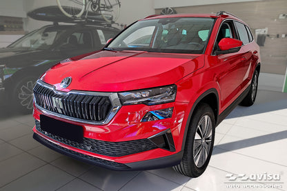 protector de parachoques trasero SKODA KAROQ plata espejo