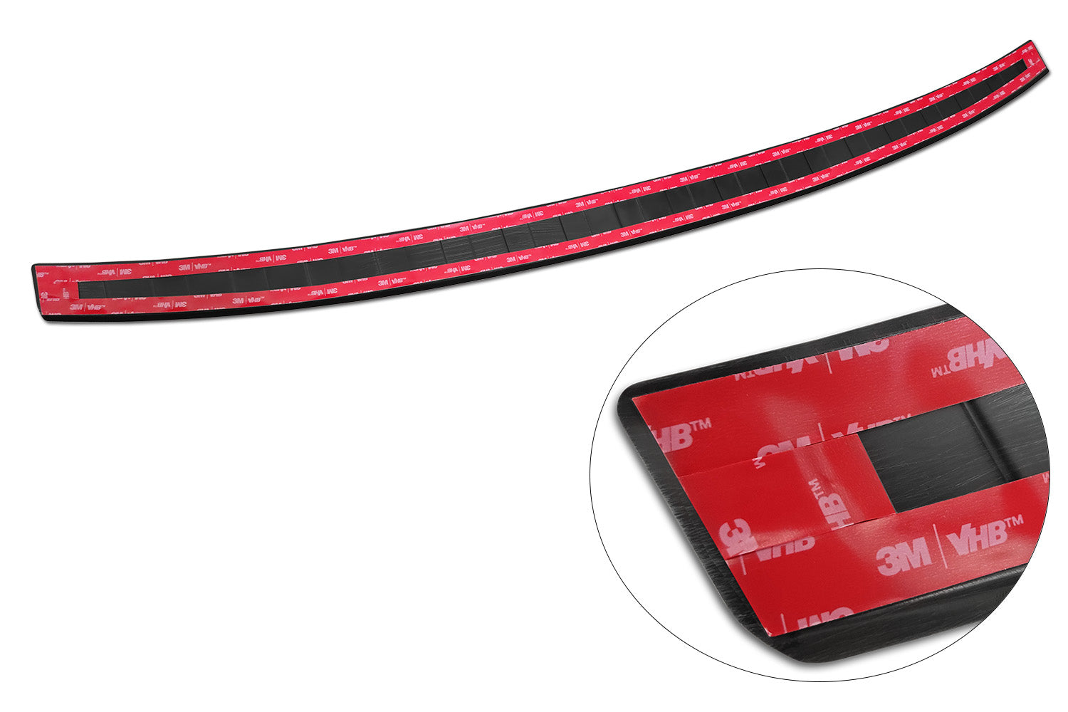 protector de parachoques trasero Audi Q3 crossover negro
