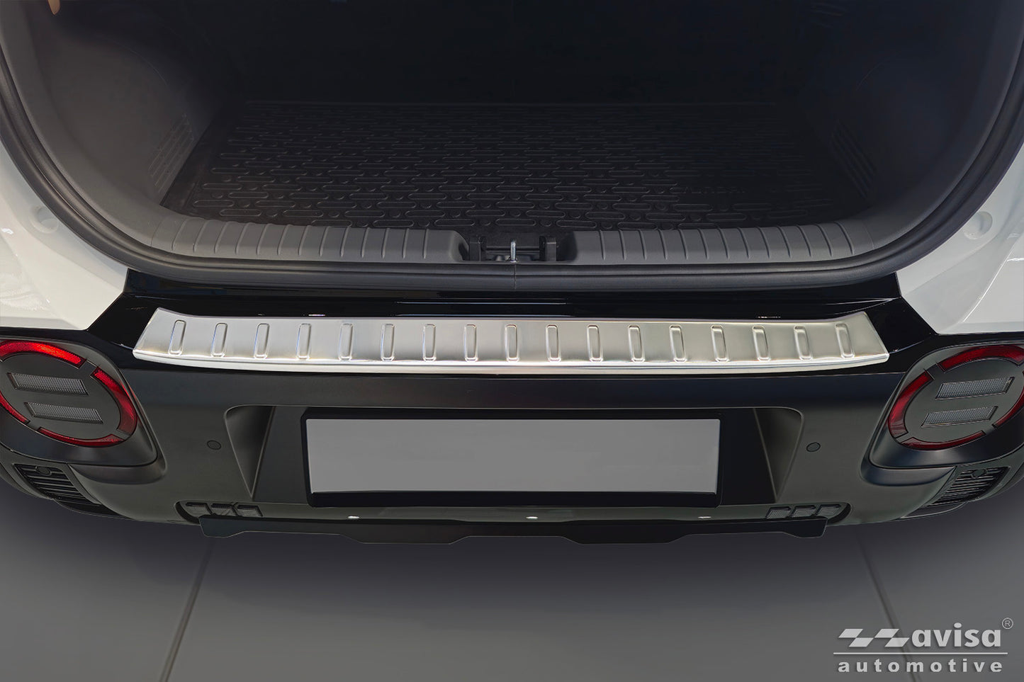 protector de parachoques trasero HYUNDAI INSTER plata satinado