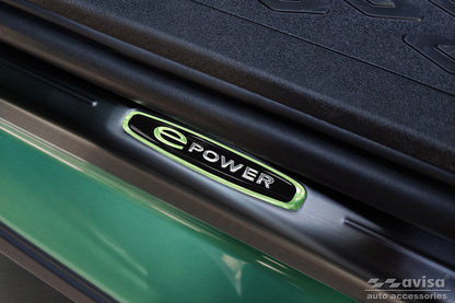 Protector umbral de puertas blue ''E- POWER'' VW ID BUZZ negro