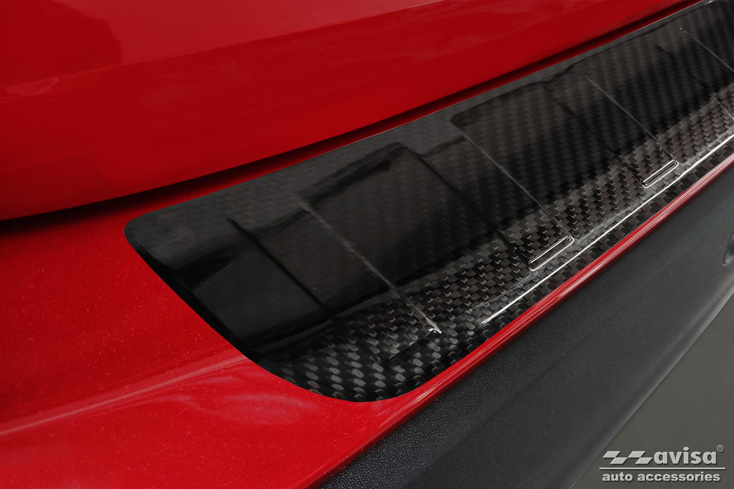 protector de parachoques trasero MERCEDES GLA H247 negro