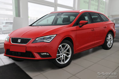 protector de parachoques trasero SEAT LEON (5F) negro