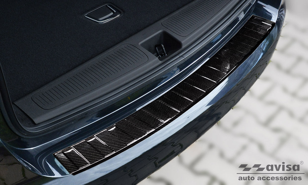 protector de parachoques trasero OPEL ASTRA K negro