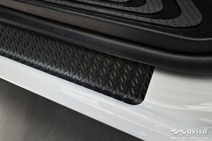 Protector umbral de puertaspatrón grano MERCEDES CLASE V W447 negro mate