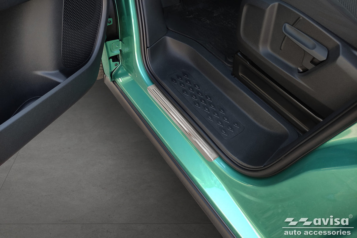 Protector umbral de puertas en relieve VOLSKWAGEN ID BUZZ plata