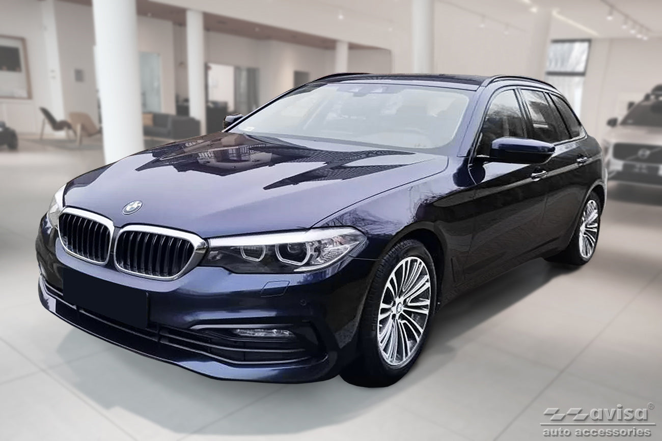 protector de parachoques trasero BMW 5 G31 touring plata
