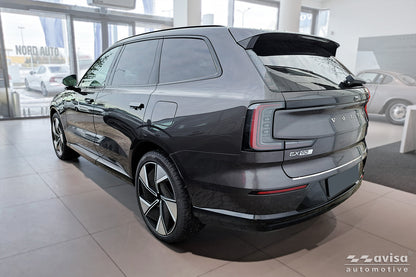 protector de parachoques trasero VOLVO EX 90 plata satinado