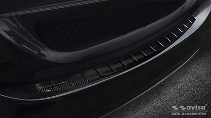 protector de parachoques trasero MERCEDES CLASE C negro