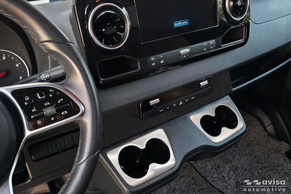 embellecedor del portavasos MERCEDES SPRINTER plata mate