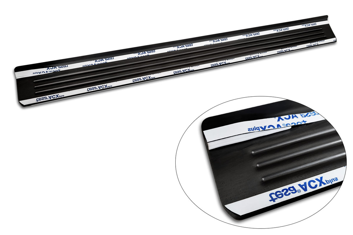 Protector umbral de puertas en relieve NISSAN LEAF negro