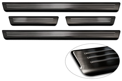 Protector umbral de puertas en relieve VW ID 5 negro