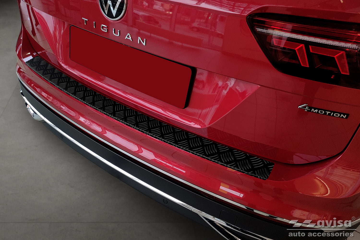 protector de parachoques trasero VW TIGUAN R-Line