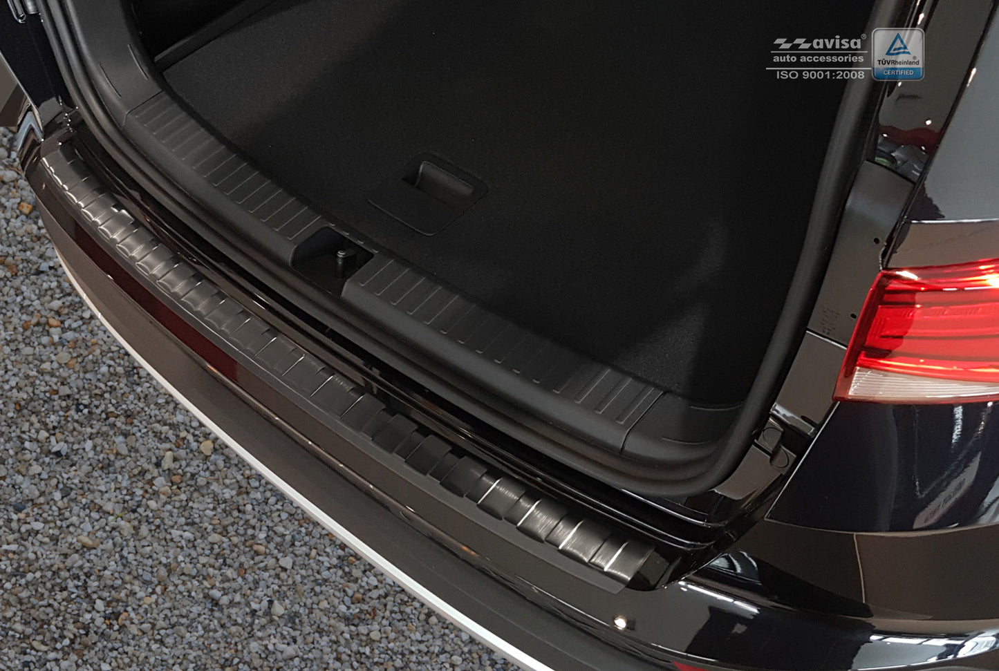 protector de parachoques trasero SEAT ATECA 5d crossover negro