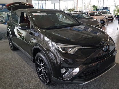 protector de parachoques trasero TOYOTA RAV4 negro