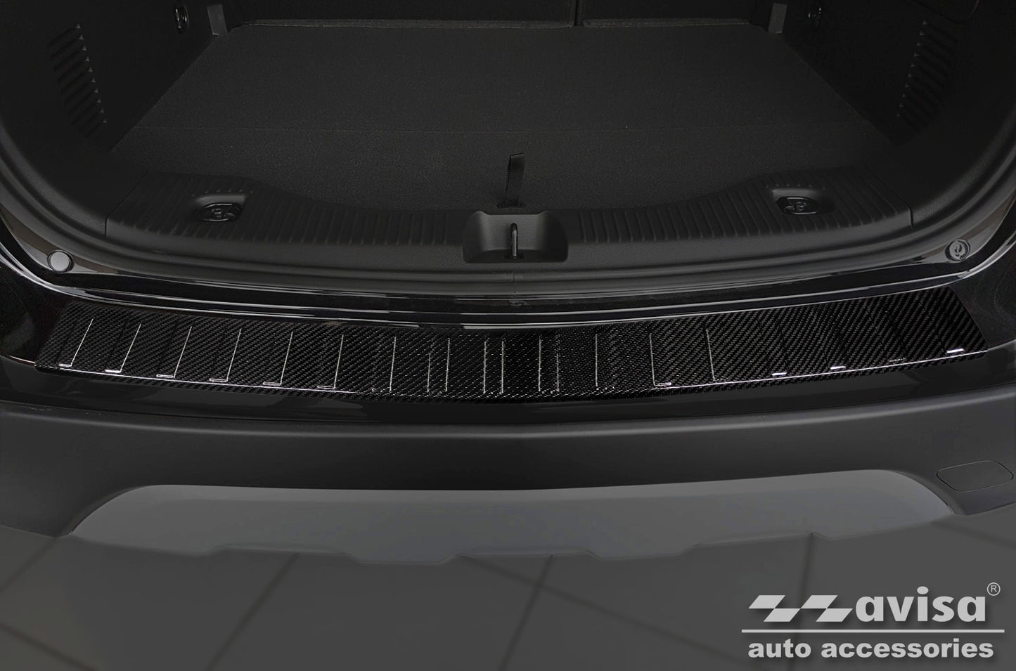 protector de parachoques trasero OPEL MOKKA X negro