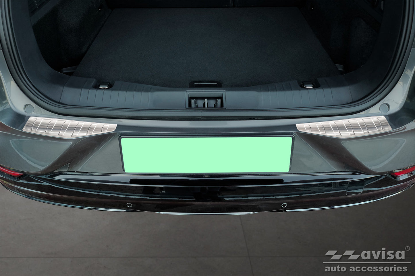 protector de parachoques trasero FORD MUSTANG MACH-E plata satinado