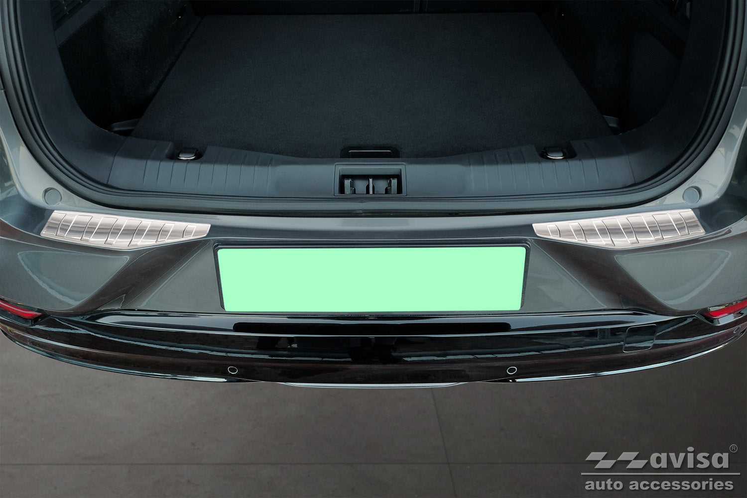 protector de parachoques trasero FORD MUSTANG MACH-E plata satinado