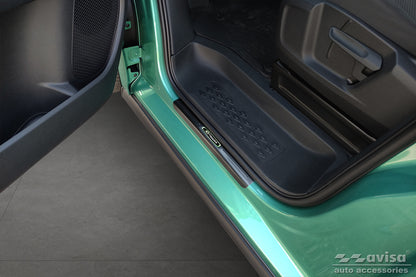 Protector umbral de puertas blue ''E- POWER'' VW ID BUZZ negro