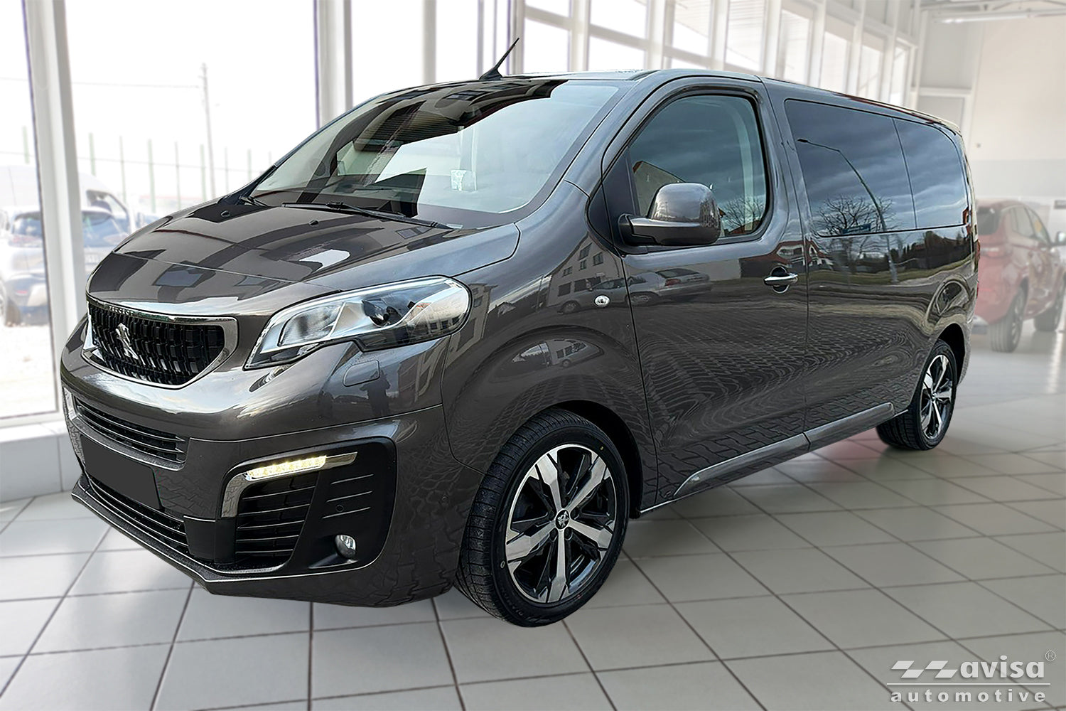 protector de parachoques trasero PEUGEOT EXPERT plata