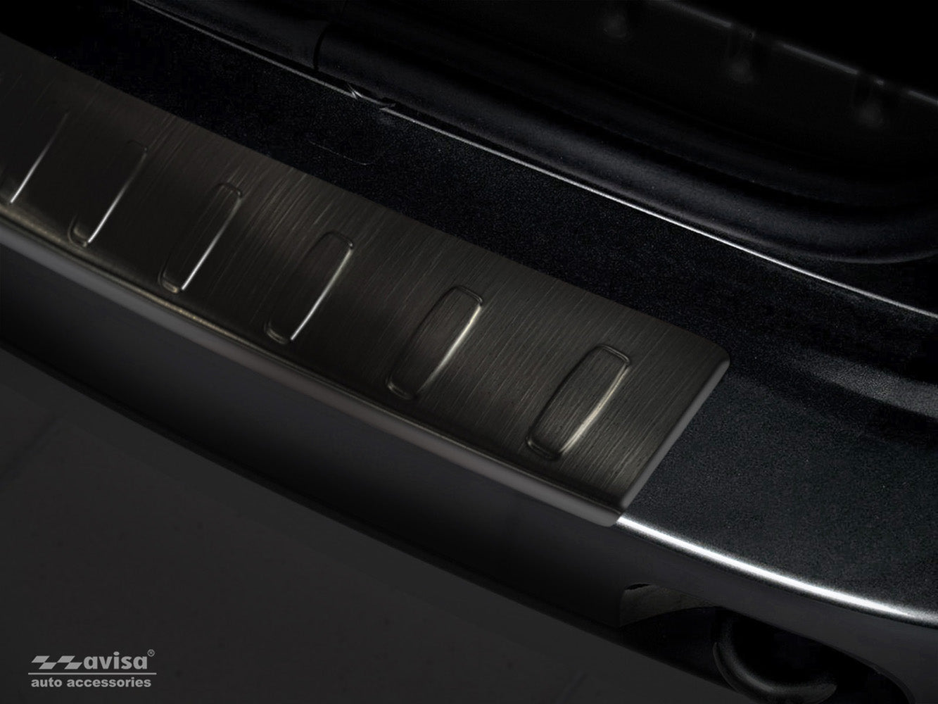 protector de parachoques trasero DACIA DUSTER negro 2013-17