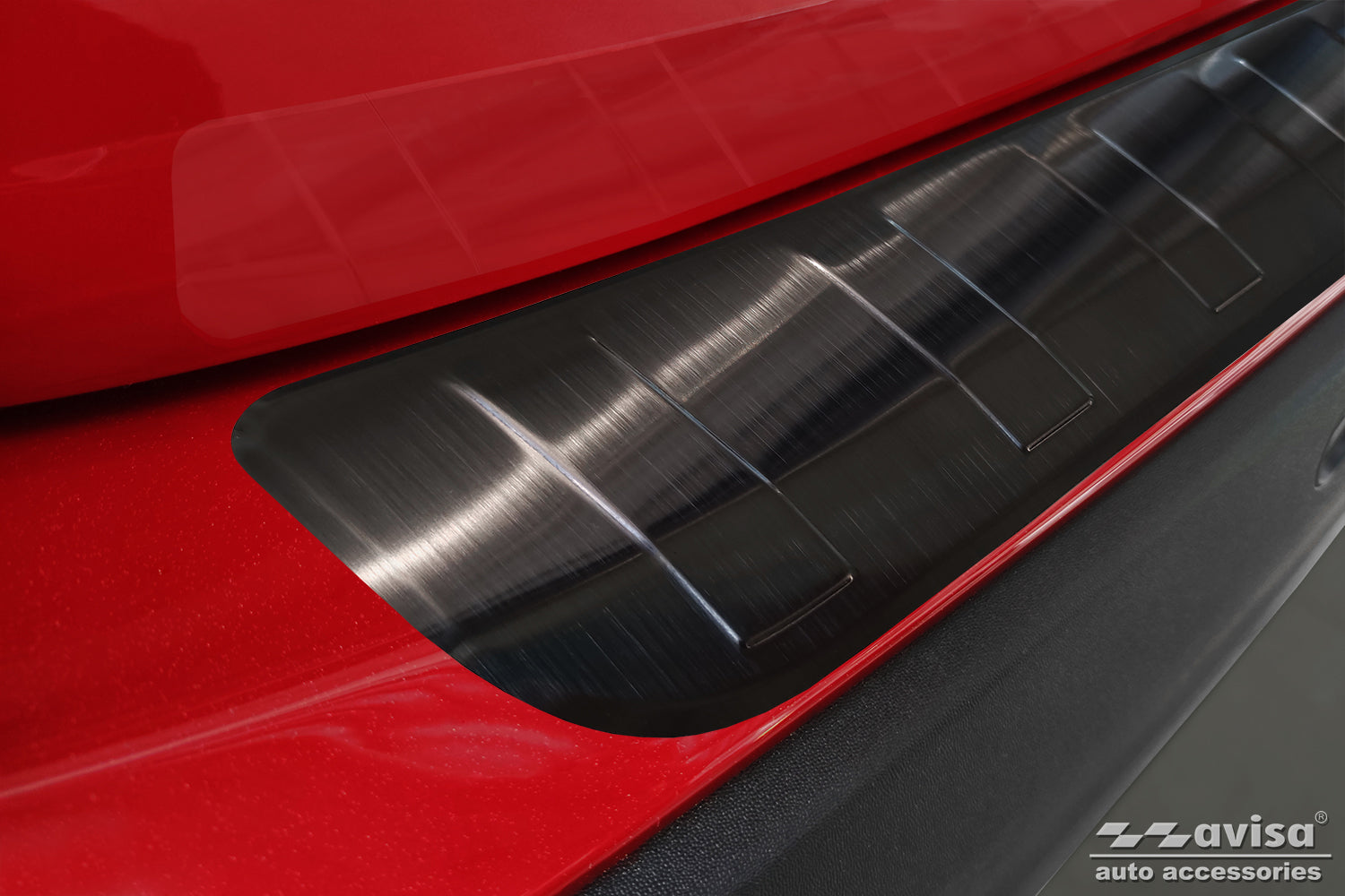 protector de parachoques trasero MERCEDES GLA H247 negro 2020+