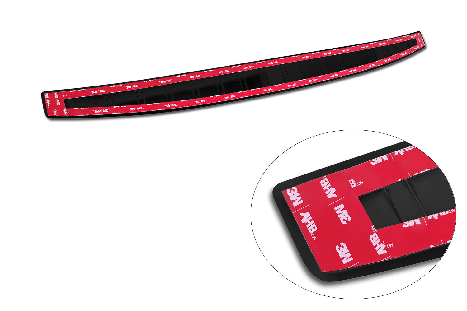 protector de parachoques trasero MERCEDES EQE negro