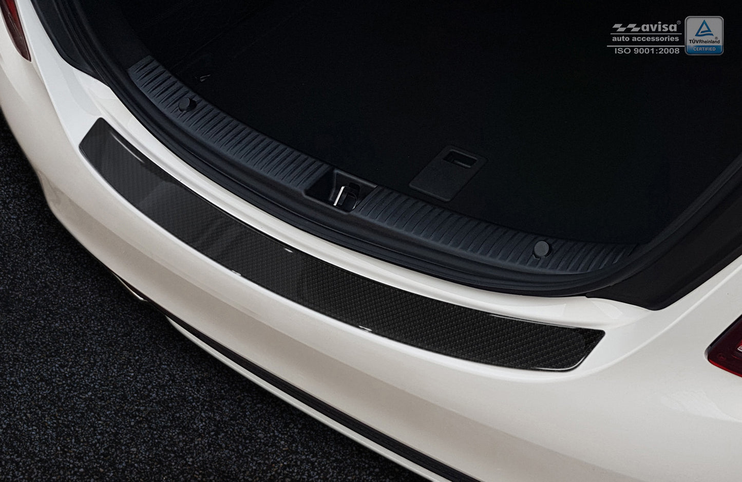protector de parachoques trasero MERCEDES CLS (C218) negro