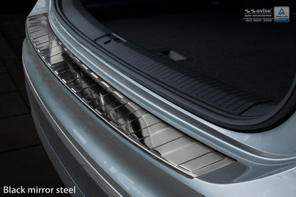 protector de parachoques trasero VW TIGUAN R-Line negro espejo