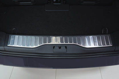 protector de parachoques trasero OPEL ZAFIRA B plata satinado