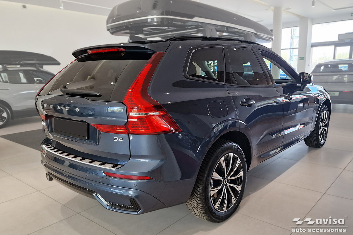 Protector umbral de puertas en relieve VOLVO XC60 Plug-n Hybrid plata satinado