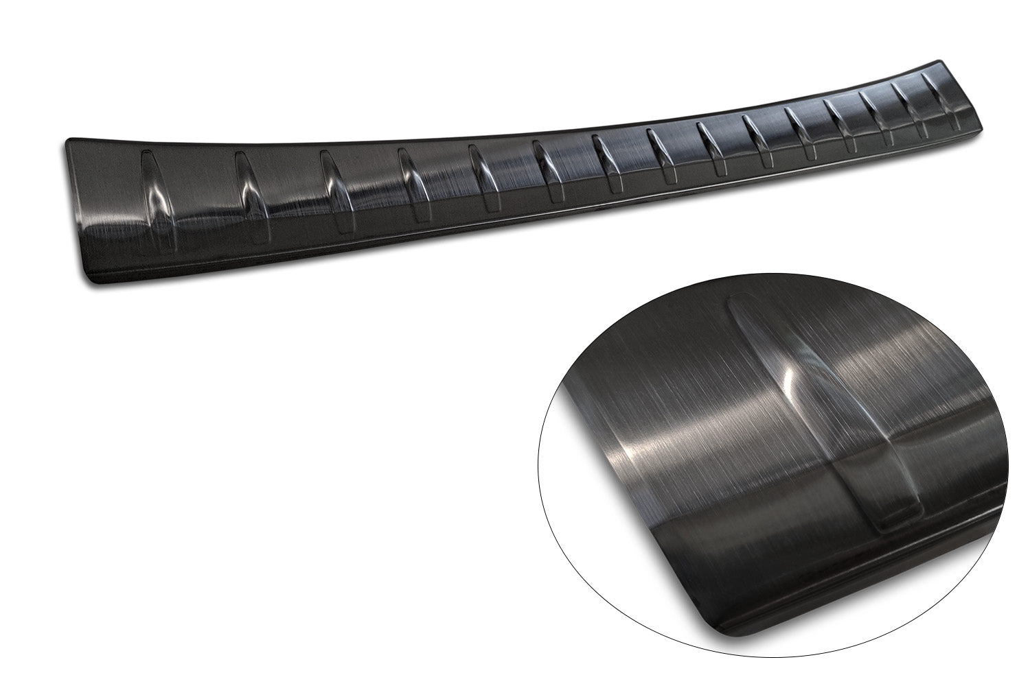 protector de parachoques trasero MAZDA 2 HYBRD (ZV) negro
