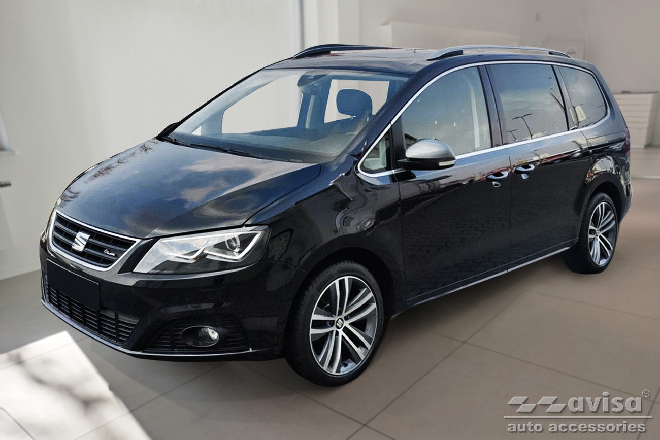 protector de parachoques trasero VW SHARAN plata