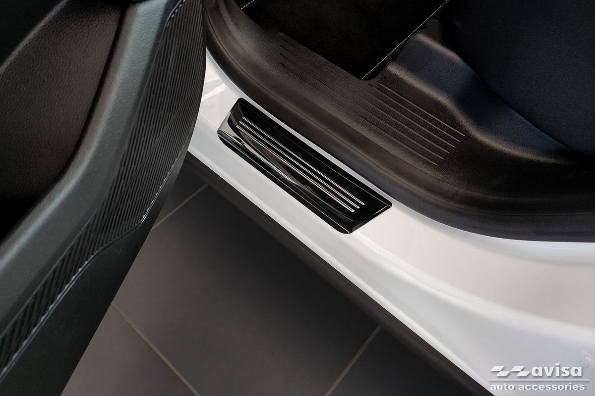 Protector umbral de puertas blue '' HYBRID '' RENAULT RAFALE negro espejo