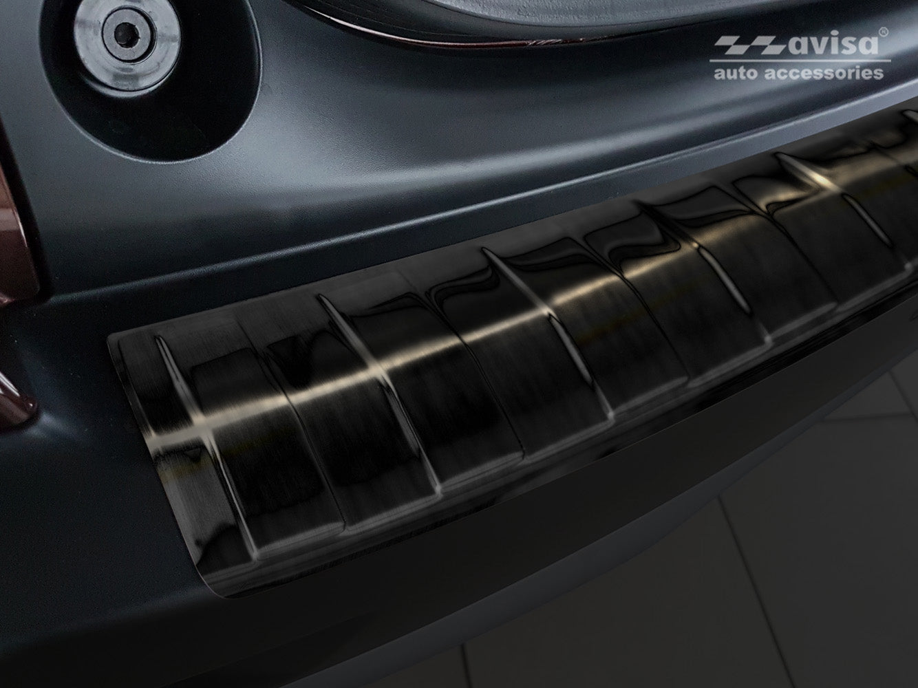 protector de parachoques trasero HONDA CR-V negro