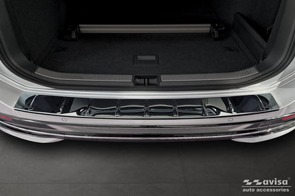 protector de parachoques trasero VW PASSAT B9 VARIANT negro espejo